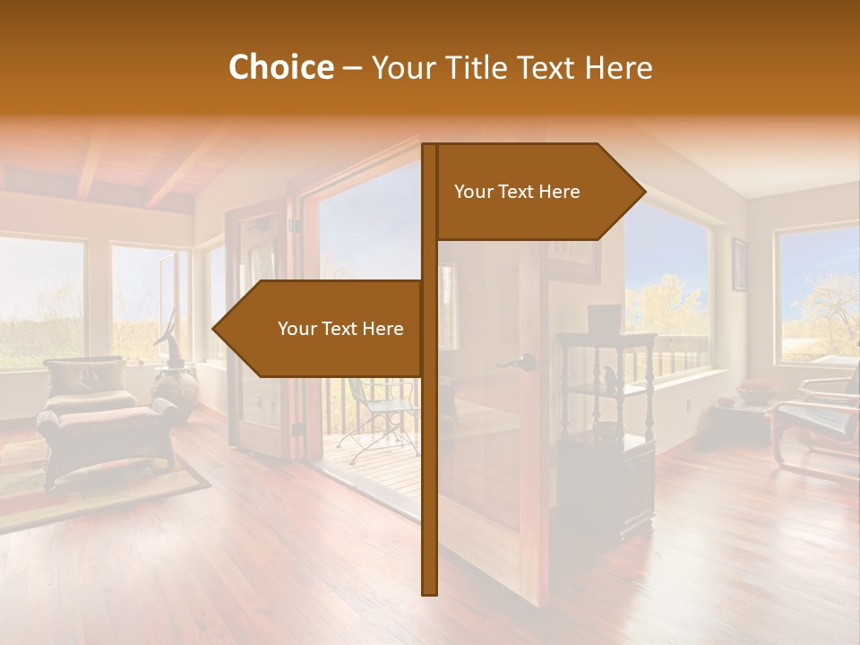 Unique Photo Outside PowerPoint Template