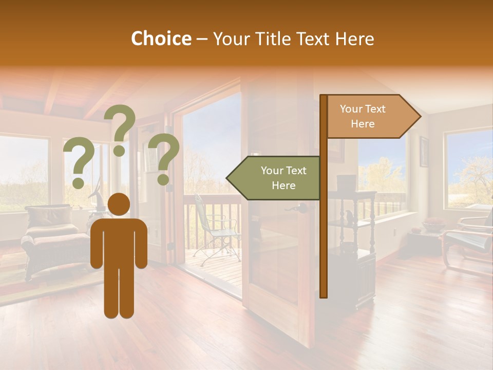 Unique Photo Outside PowerPoint Template