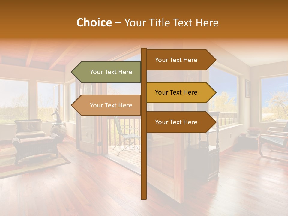 Unique Photo Outside PowerPoint Template