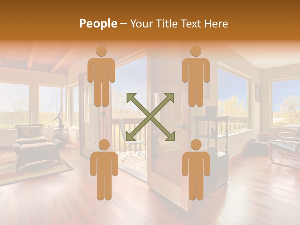 Unique Photo Outside PowerPoint Template