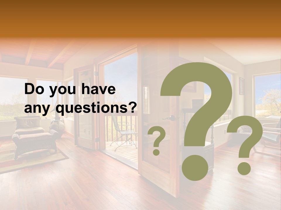 Unique Photo Outside PowerPoint Template