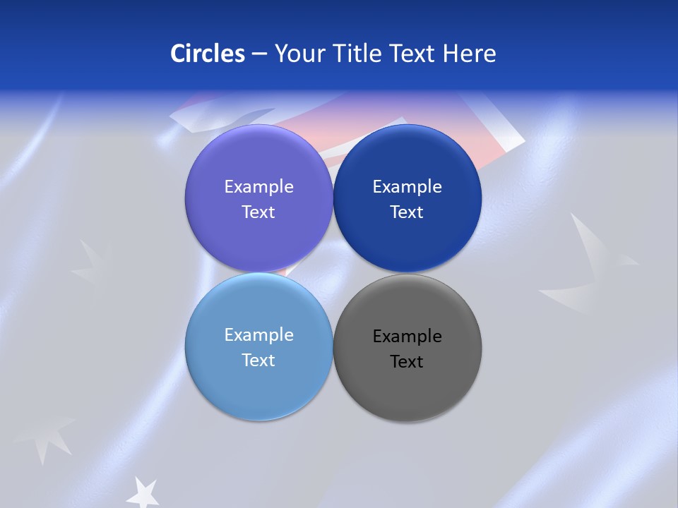 Symbol Fluttering Europe PowerPoint Template