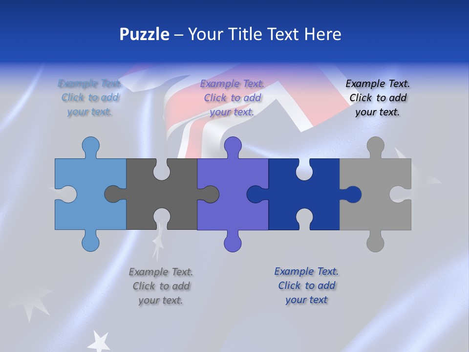 Symbol Fluttering Europe PowerPoint Template