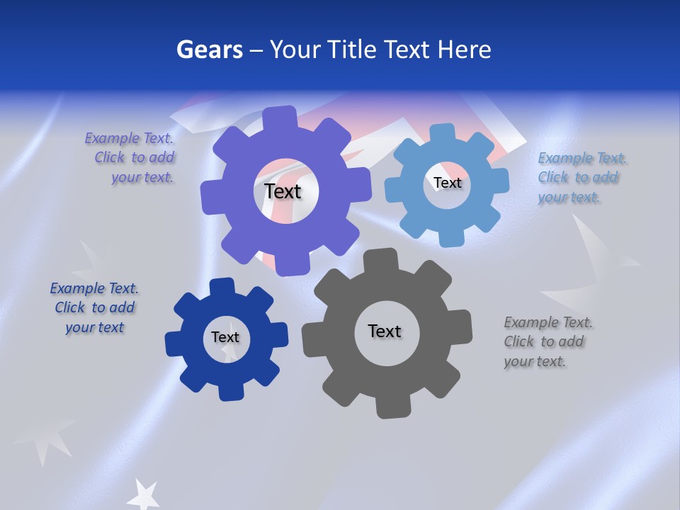 Symbol Fluttering Europe PowerPoint Template