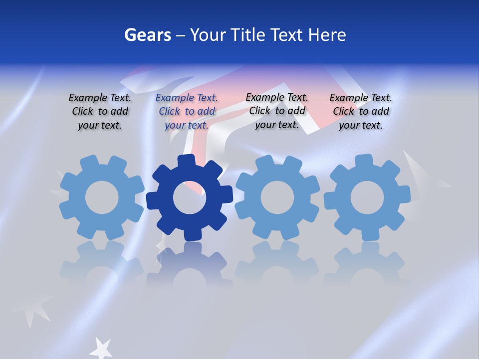 Symbol Fluttering Europe PowerPoint Template