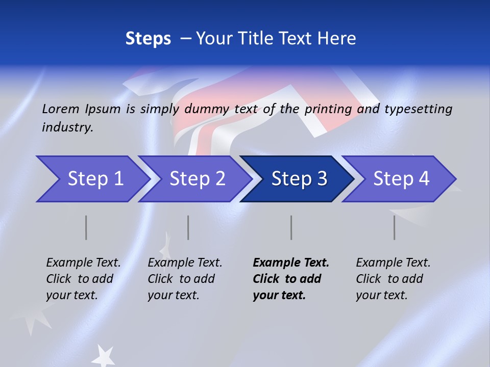 Symbol Fluttering Europe PowerPoint Template