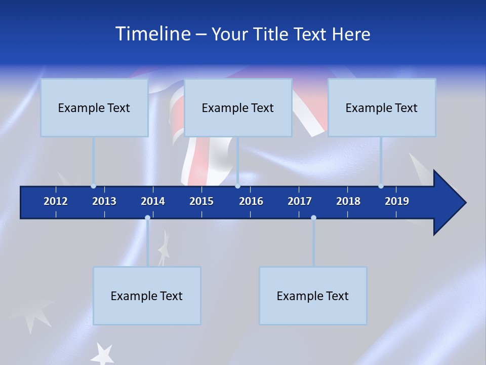 Symbol Fluttering Europe PowerPoint Template