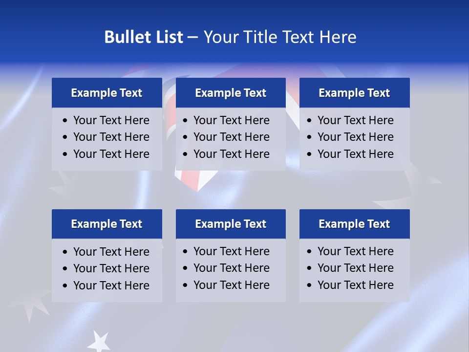 Symbol Fluttering Europe PowerPoint Template