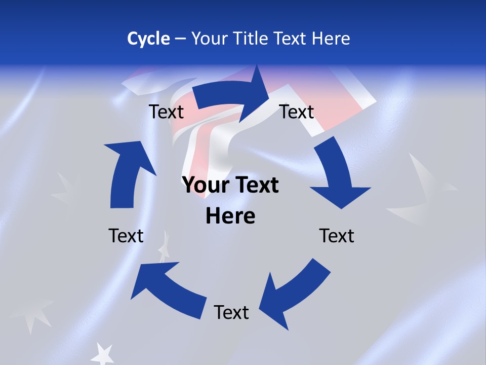Symbol Fluttering Europe PowerPoint Template