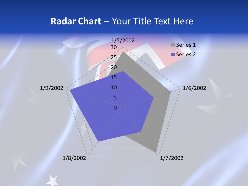 Symbol Fluttering Europe PowerPoint Template