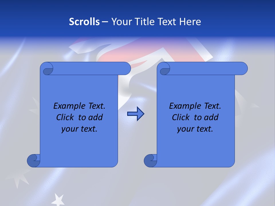 Symbol Fluttering Europe PowerPoint Template