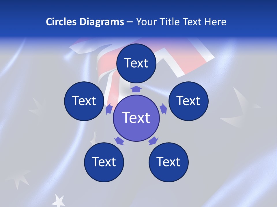 Symbol Fluttering Europe PowerPoint Template