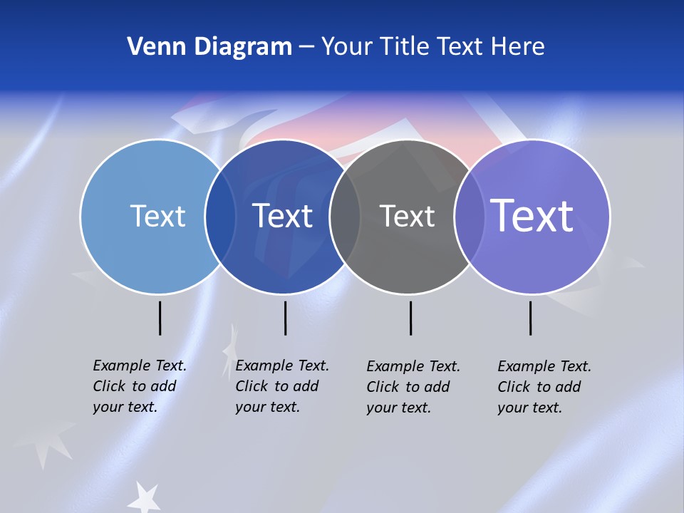 Symbol Fluttering Europe PowerPoint Template