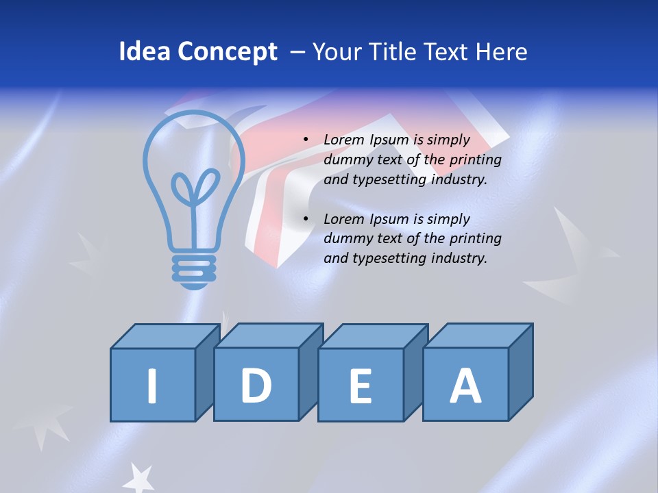 Symbol Fluttering Europe PowerPoint Template