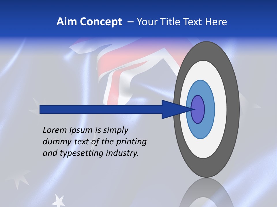 Symbol Fluttering Europe PowerPoint Template