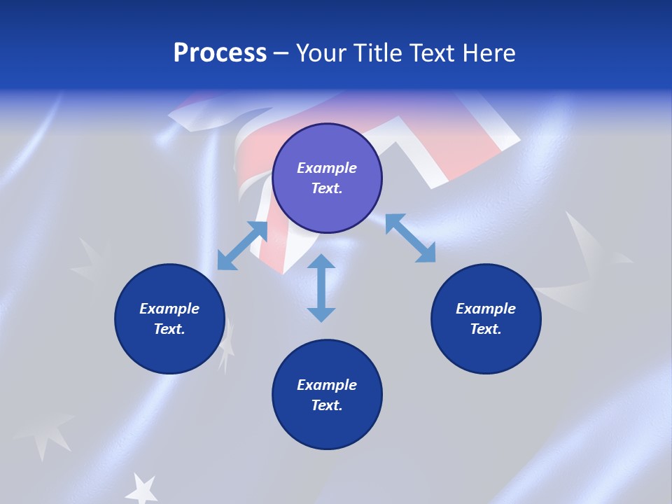 Symbol Fluttering Europe PowerPoint Template