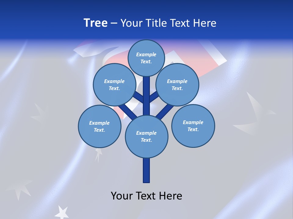 Symbol Fluttering Europe PowerPoint Template