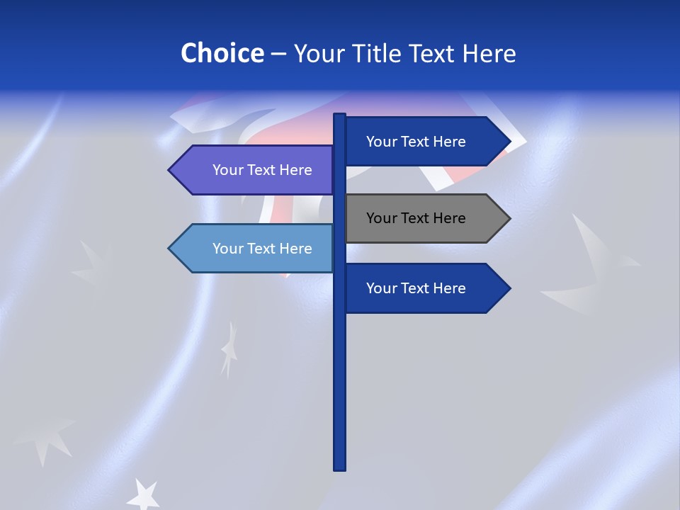 Symbol Fluttering Europe PowerPoint Template