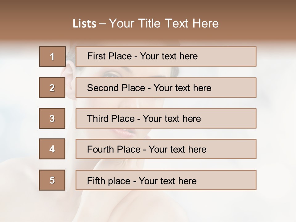 One Purity Perfection PowerPoint Template