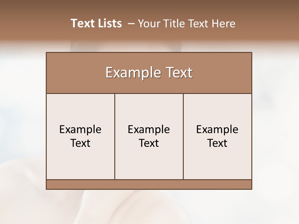 One Purity Perfection PowerPoint Template