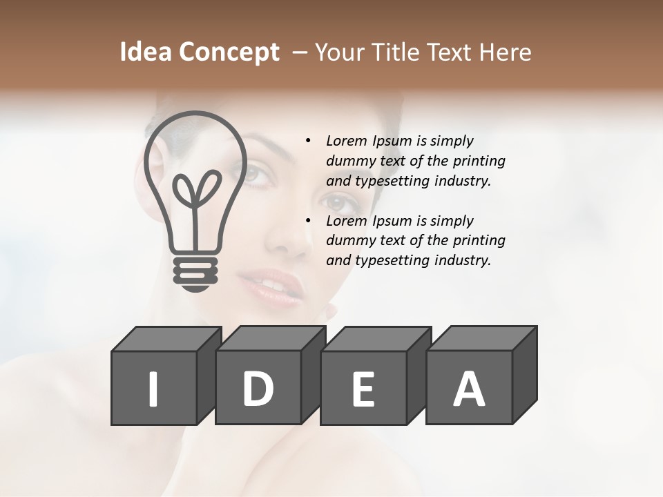 One Purity Perfection PowerPoint Template