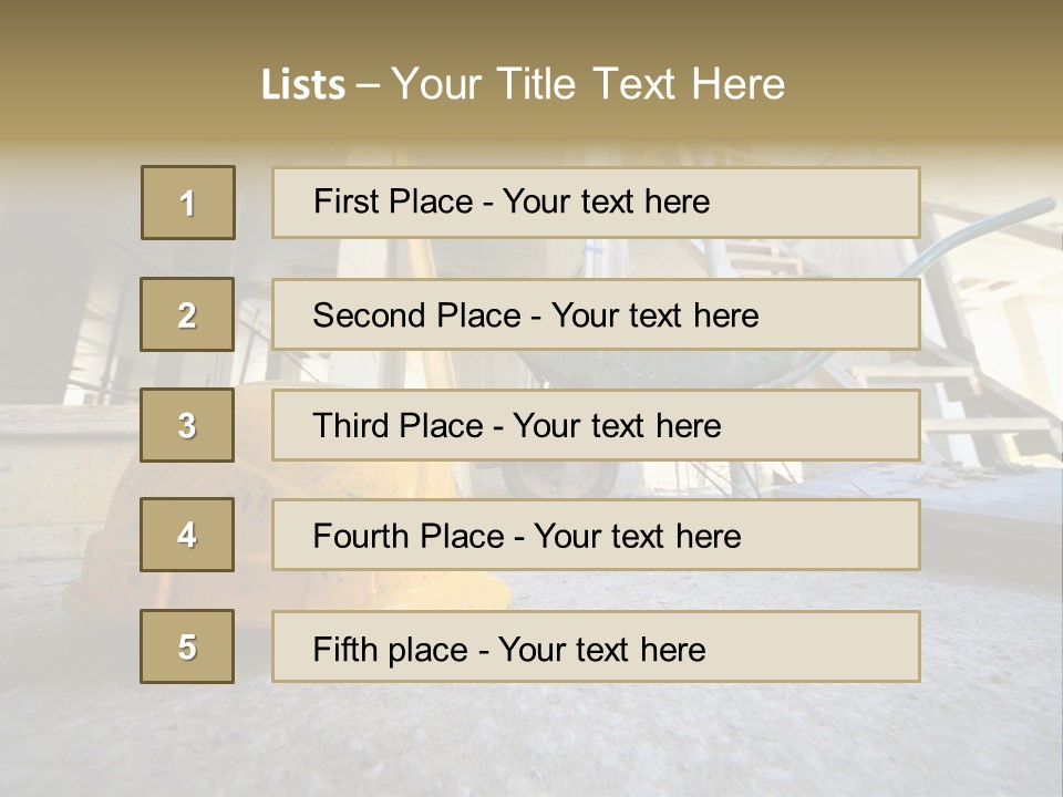 Exterior Hard Trade PowerPoint Template