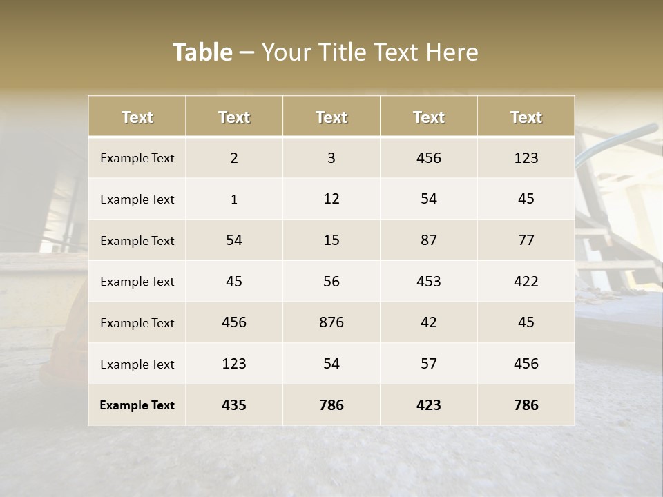 Exterior Hard Trade PowerPoint Template