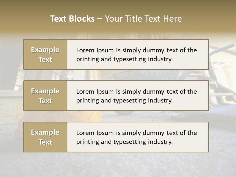 Exterior Hard Trade PowerPoint Template