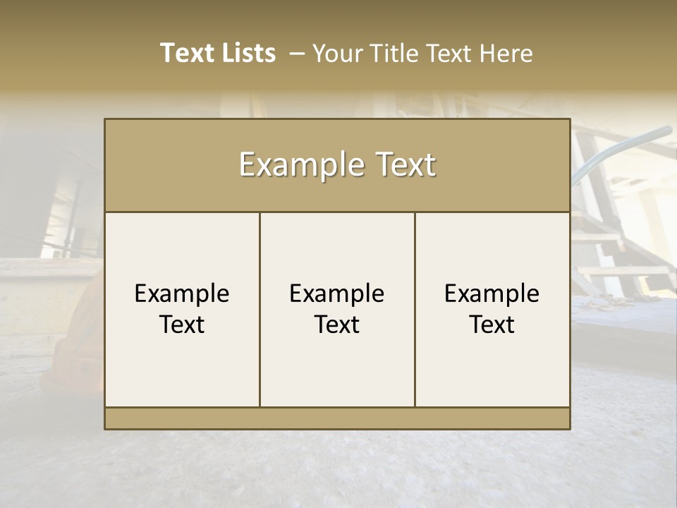 Exterior Hard Trade PowerPoint Template