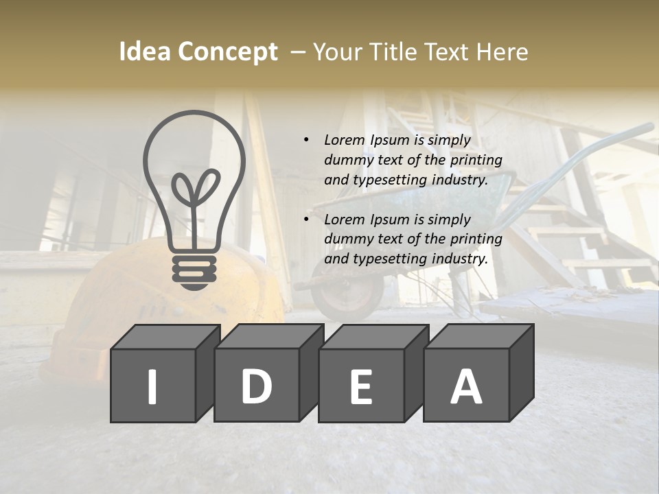 Exterior Hard Trade PowerPoint Template