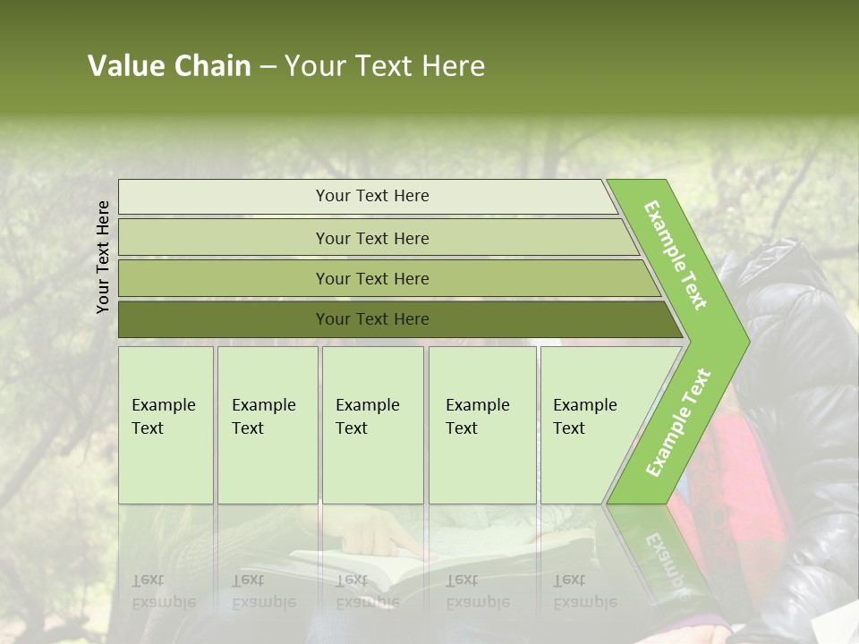 Interesting Book Girls PowerPoint Template