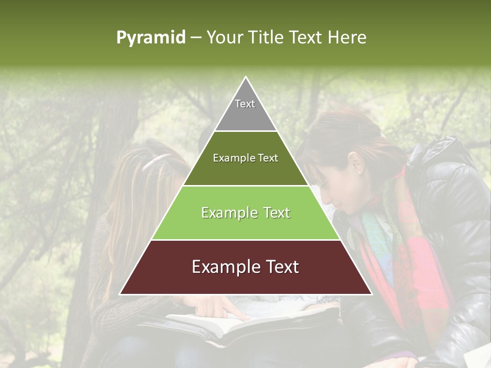 Interesting Book Girls PowerPoint Template