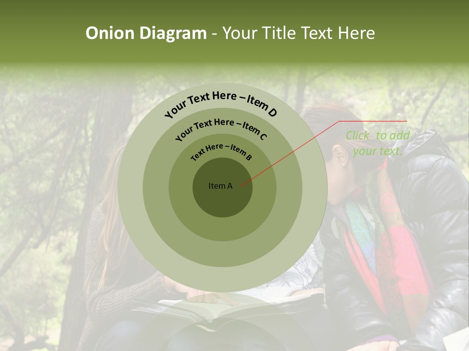 Interesting Book Girls PowerPoint Template