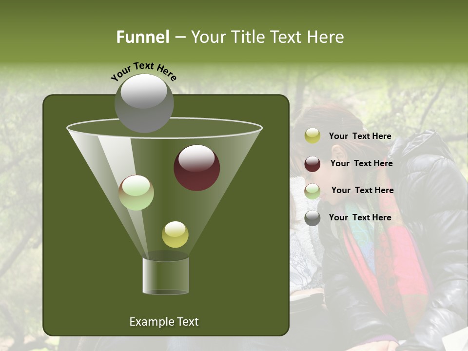 Interesting Book Girls PowerPoint Template