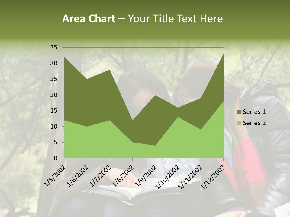 Interesting Book Girls PowerPoint Template