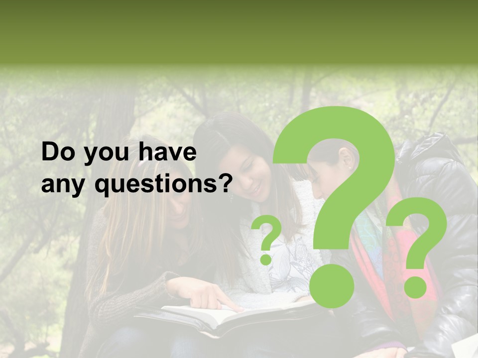 Interesting Book Girls PowerPoint Template