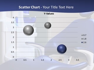 A Blue Chair In A Dentist's Office PowerPoint Template