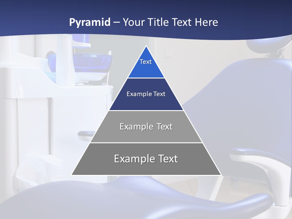 A Blue Chair In A Dentist's Office PowerPoint Template