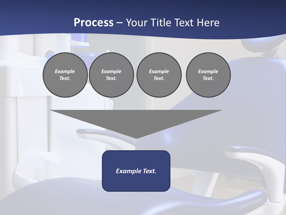 A Blue Chair In A Dentist's Office PowerPoint Template
