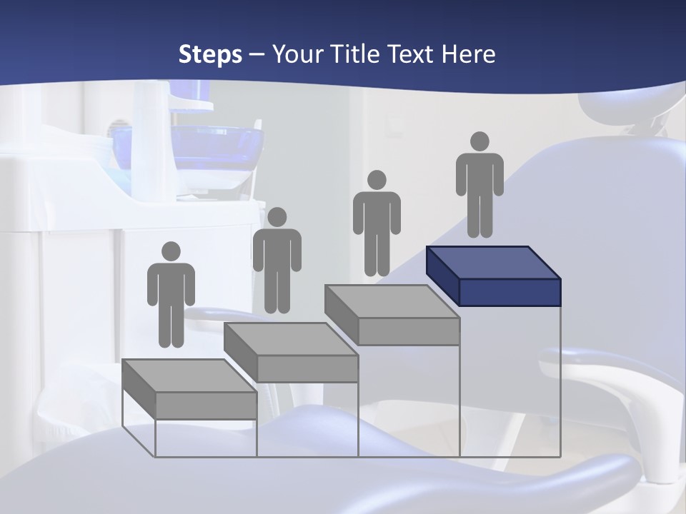 A Blue Chair In A Dentist's Office PowerPoint Template