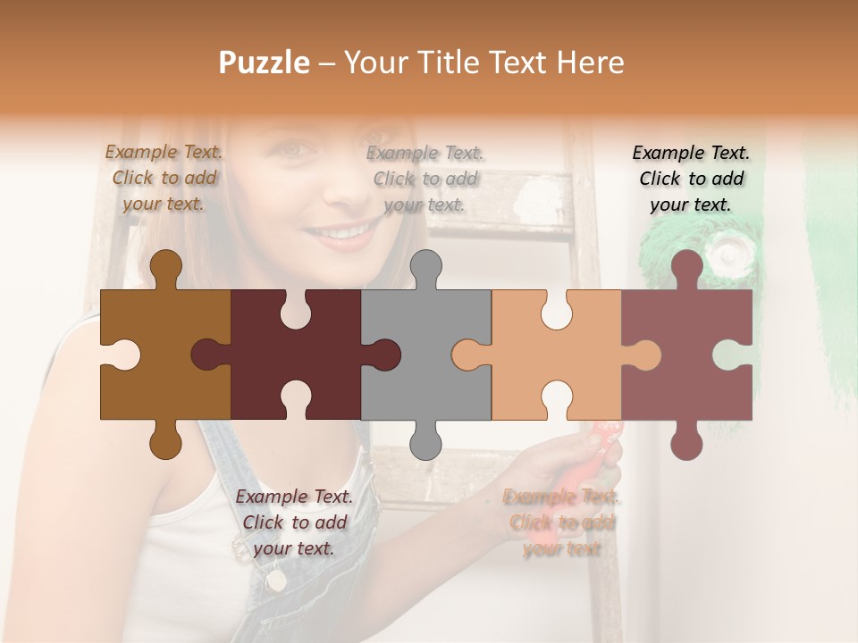 Real Happy Occupation PowerPoint Template