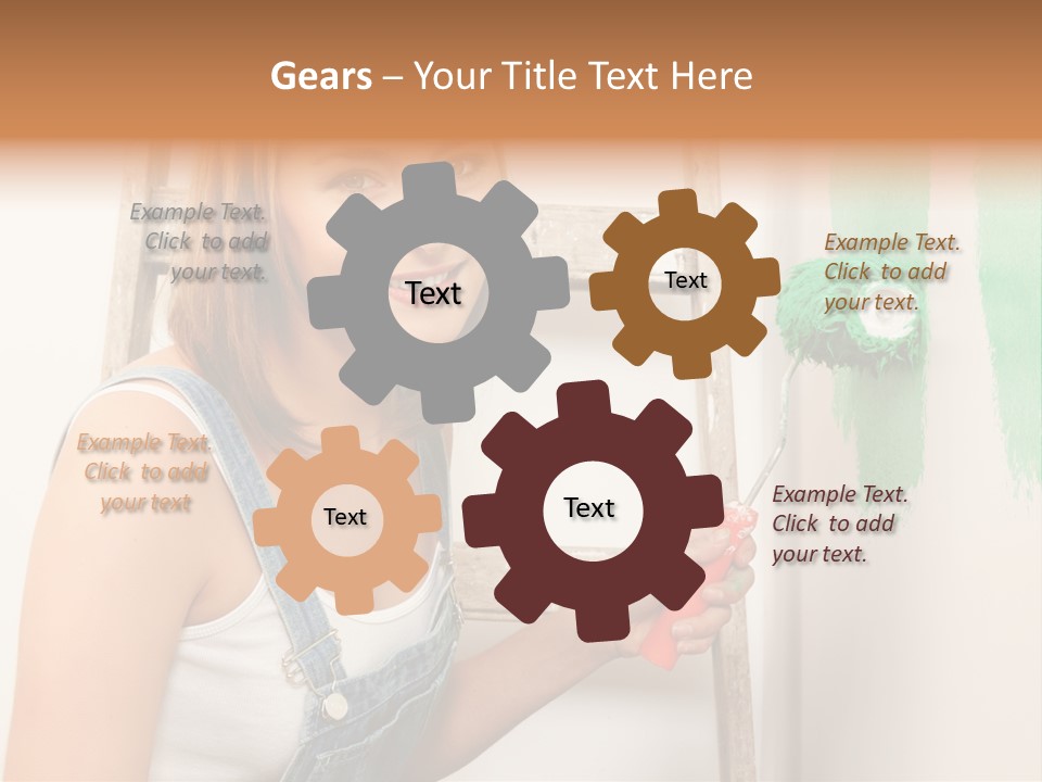 Real Happy Occupation PowerPoint Template