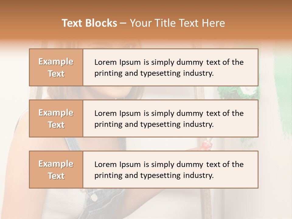 Real Happy Occupation PowerPoint Template