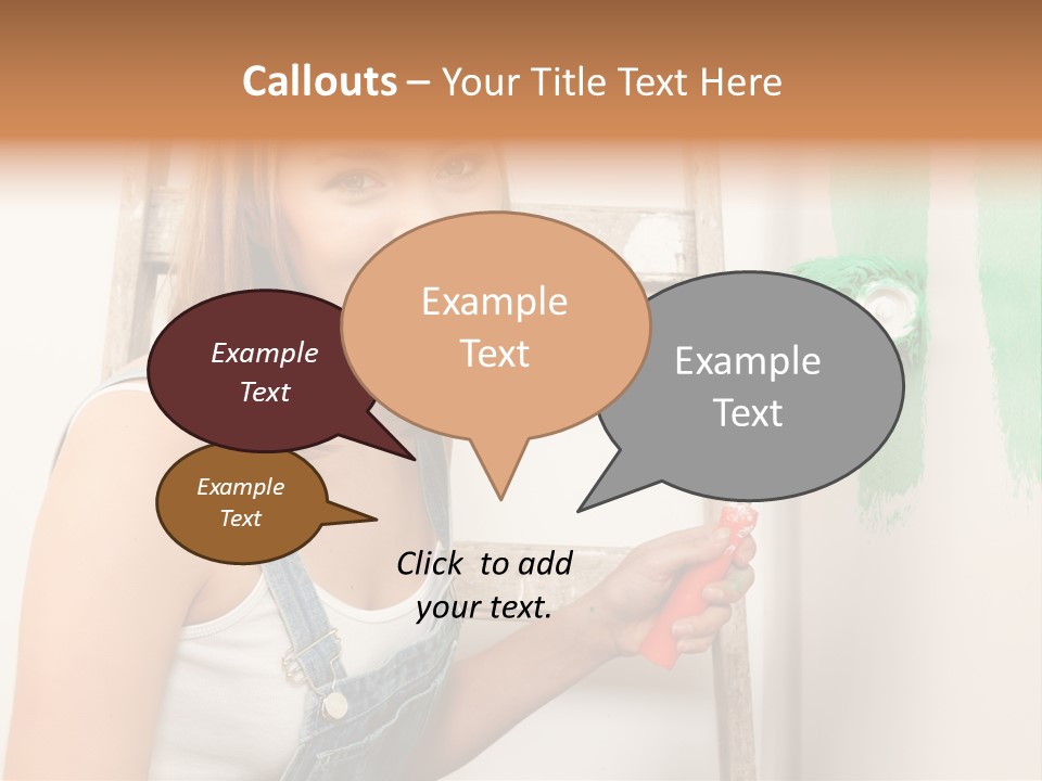 Real Happy Occupation PowerPoint Template