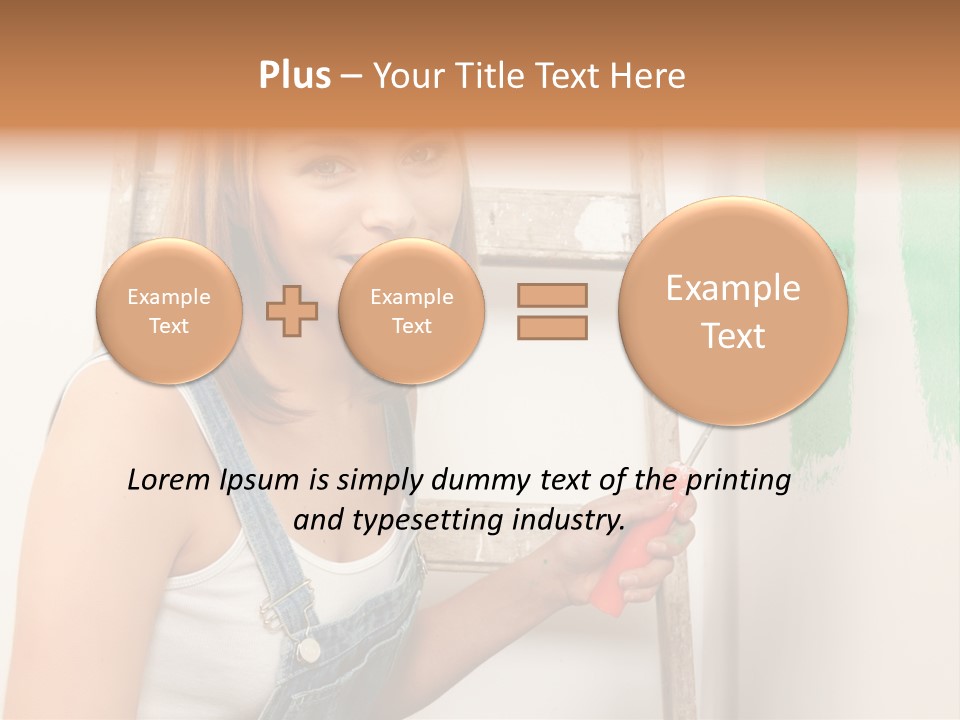 Real Happy Occupation PowerPoint Template