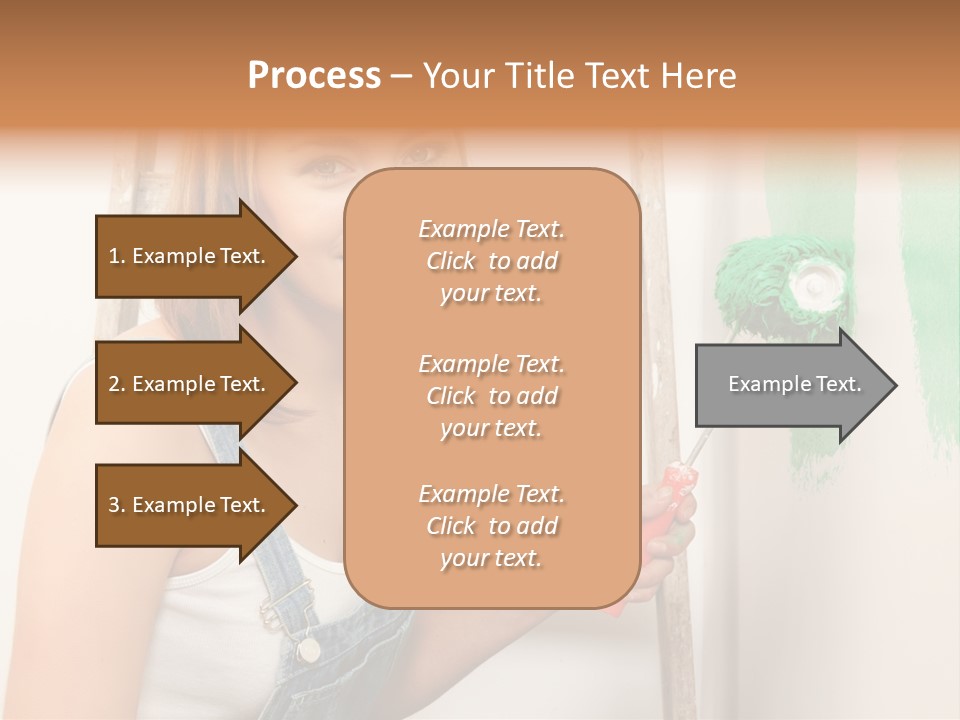 Real Happy Occupation PowerPoint Template