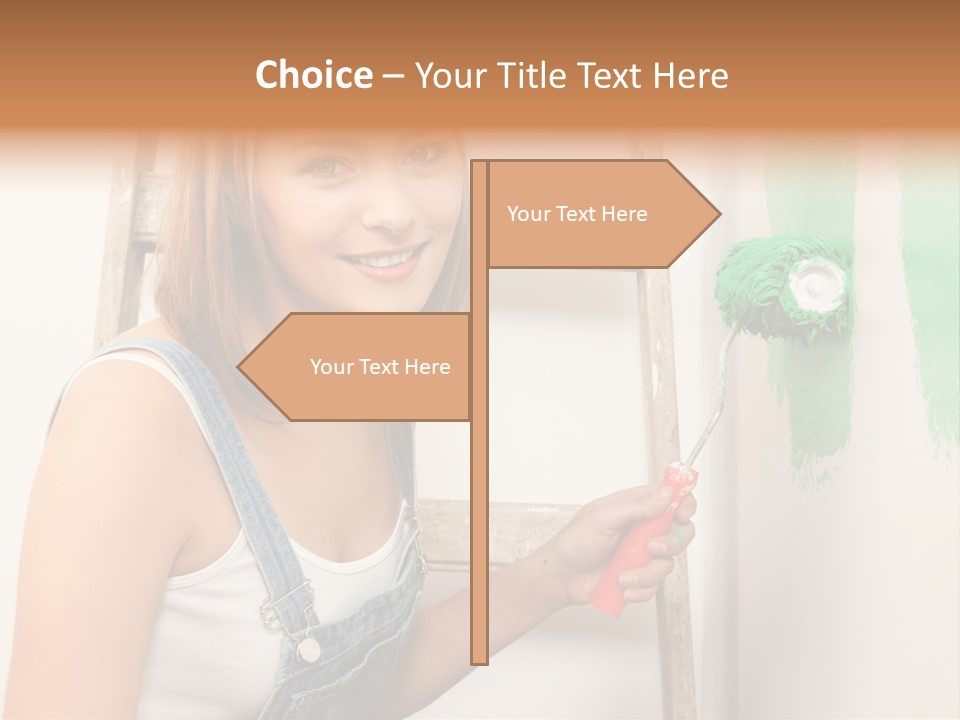 Real Happy Occupation PowerPoint Template