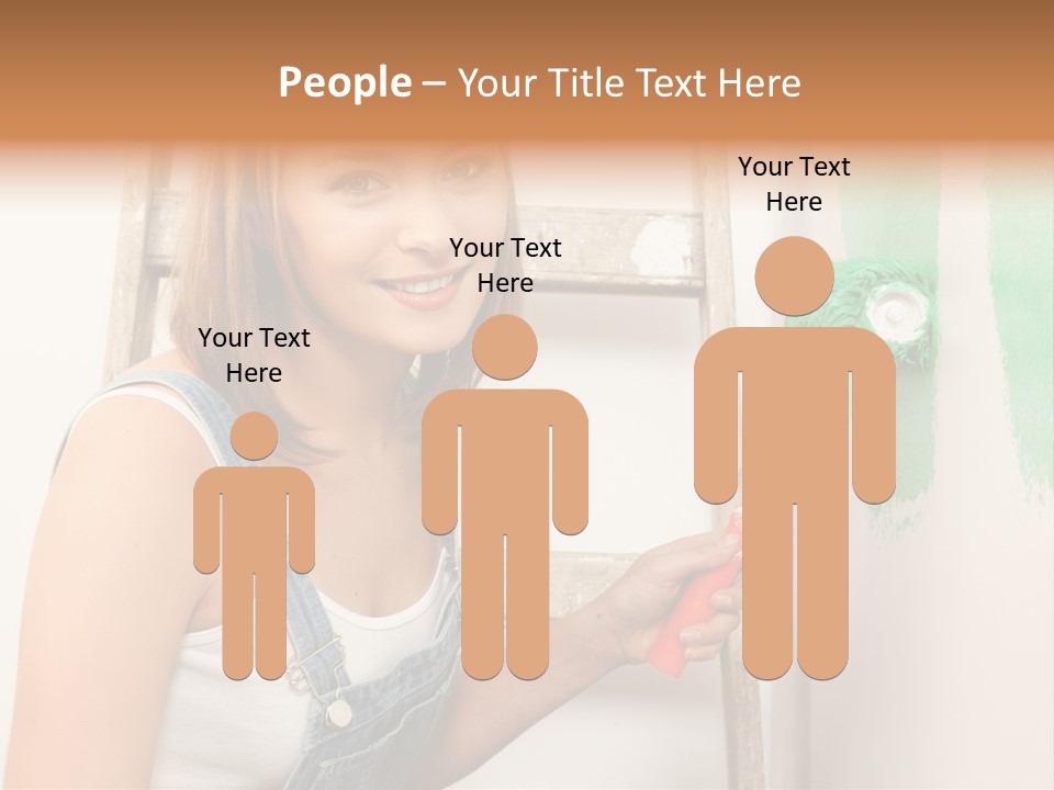 Real Happy Occupation PowerPoint Template