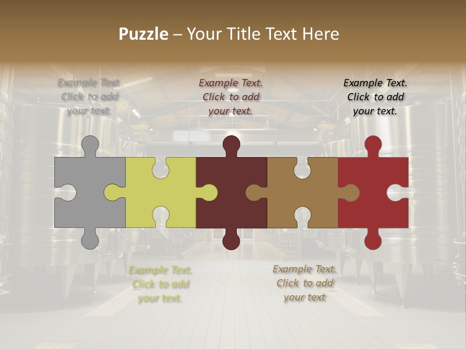 Gironde Container Food PowerPoint Template