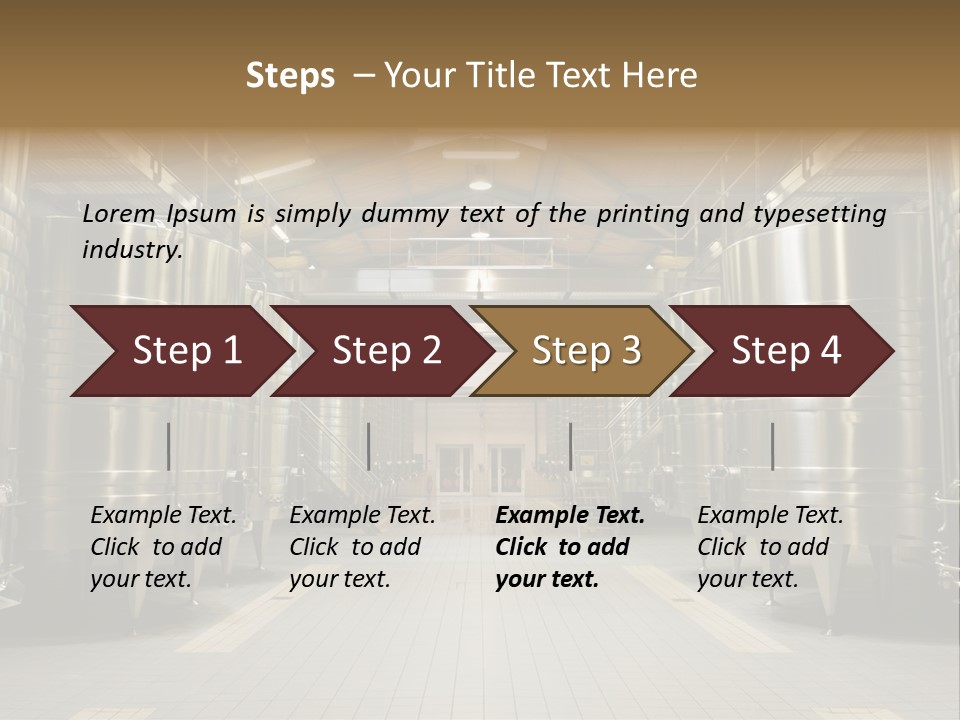 Gironde Container Food PowerPoint Template